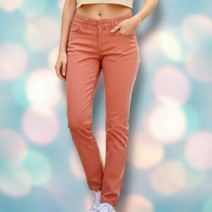 Calvin Klein Women’s Coral Salmon Mid-Rise Pants Slacks Size 6